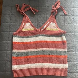 Madewell Striped Sweater Tank - Size S